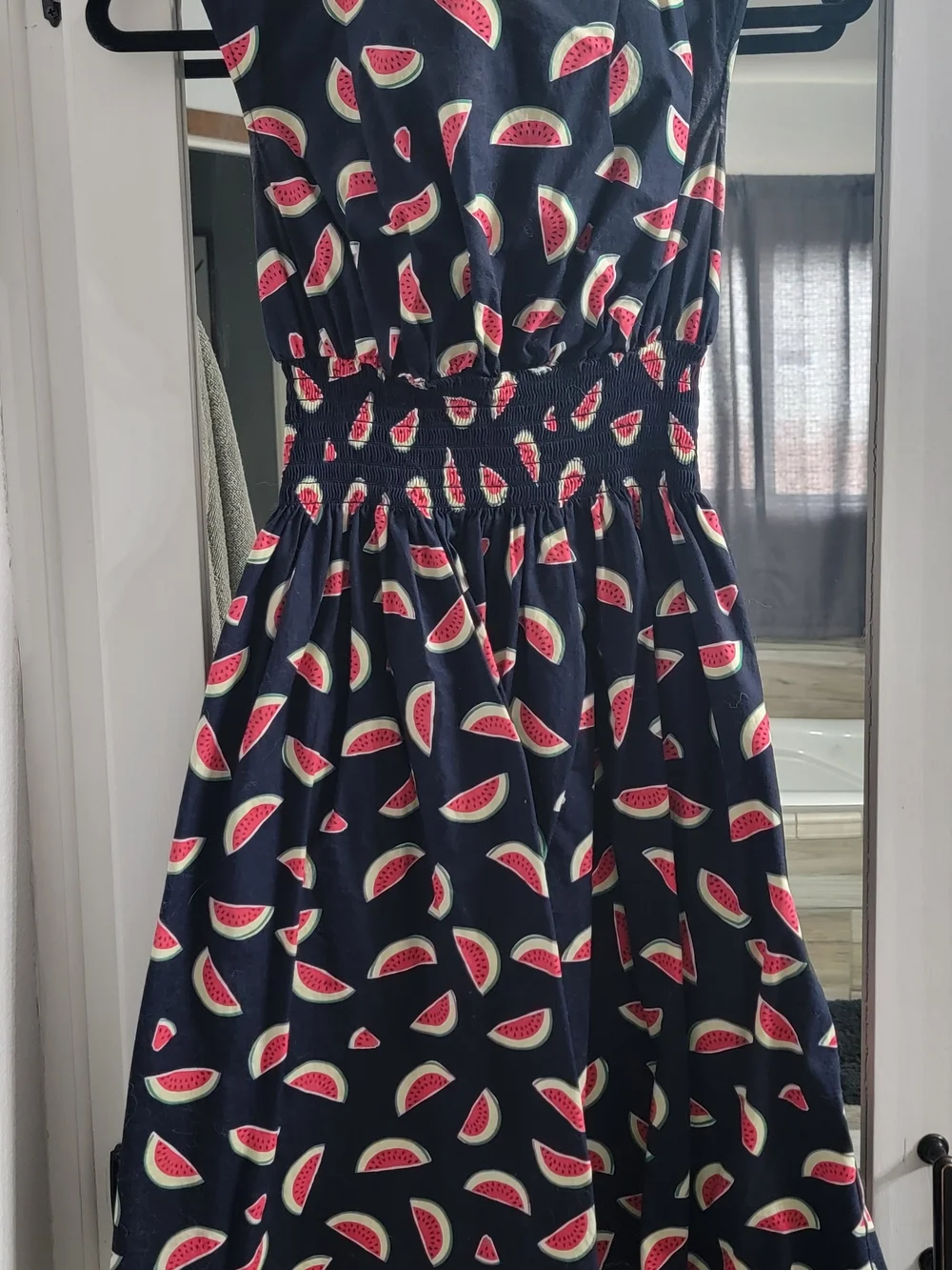 Kate Spade Navy Watermelon Print Sundress